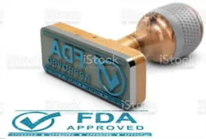 FDA approved stamp